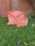 Conjunto de Bolsa y Neceser a Rayas