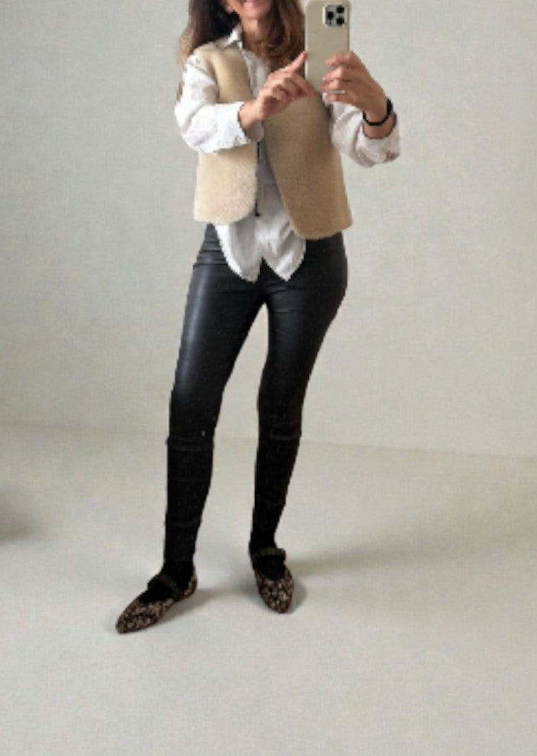 Chaleco Piel Vuelta Cordero