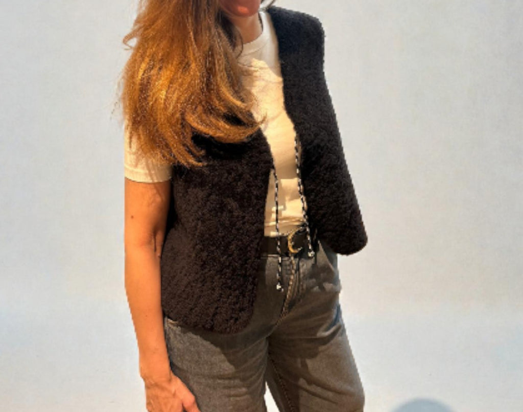 Chaleco Piel Vuelta Cordero