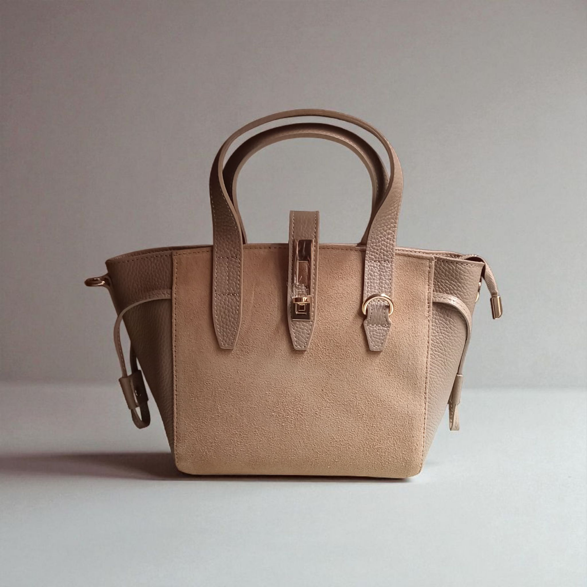 Bolso CANDELA en ante y piel