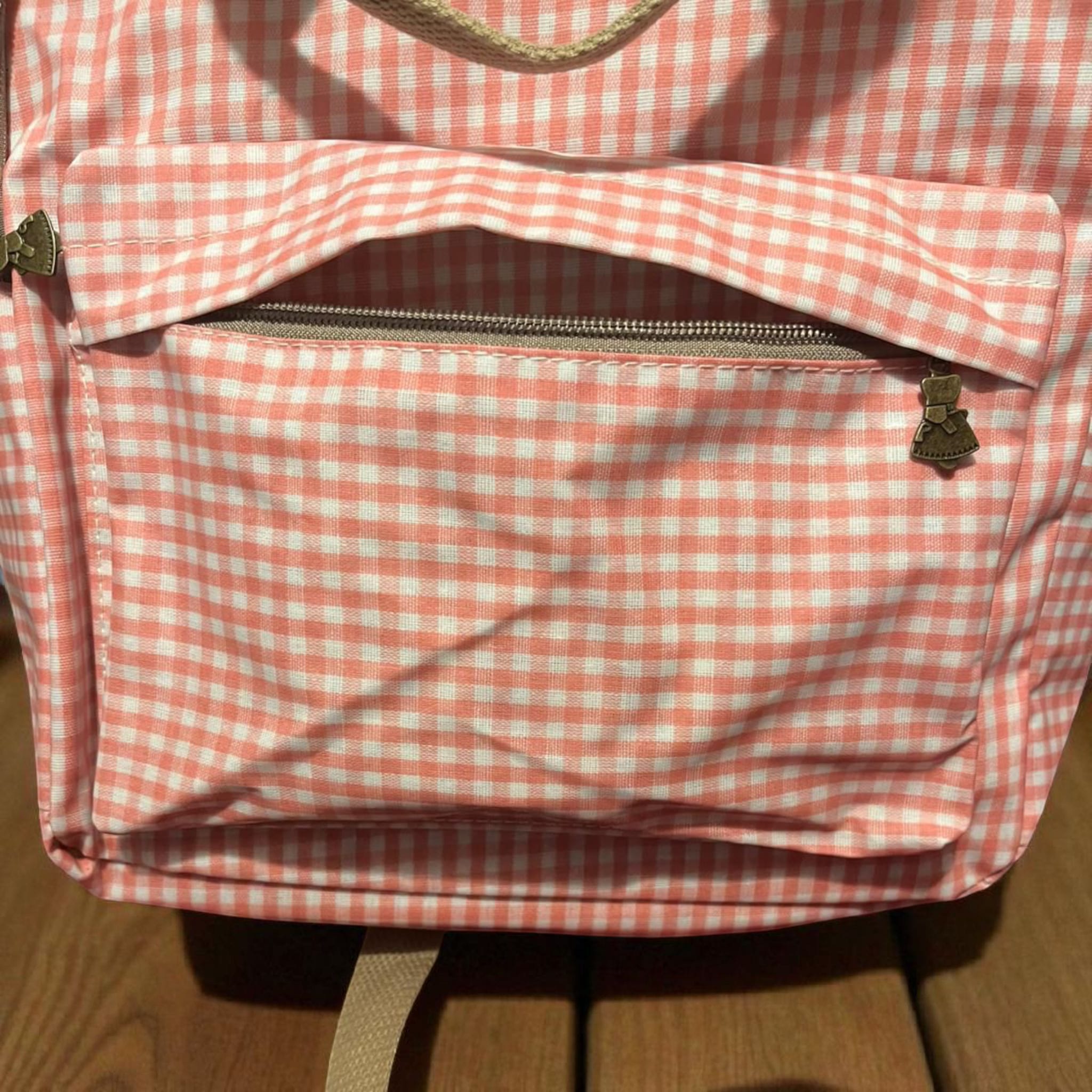 Mochila y neceser Cuadros Vichy