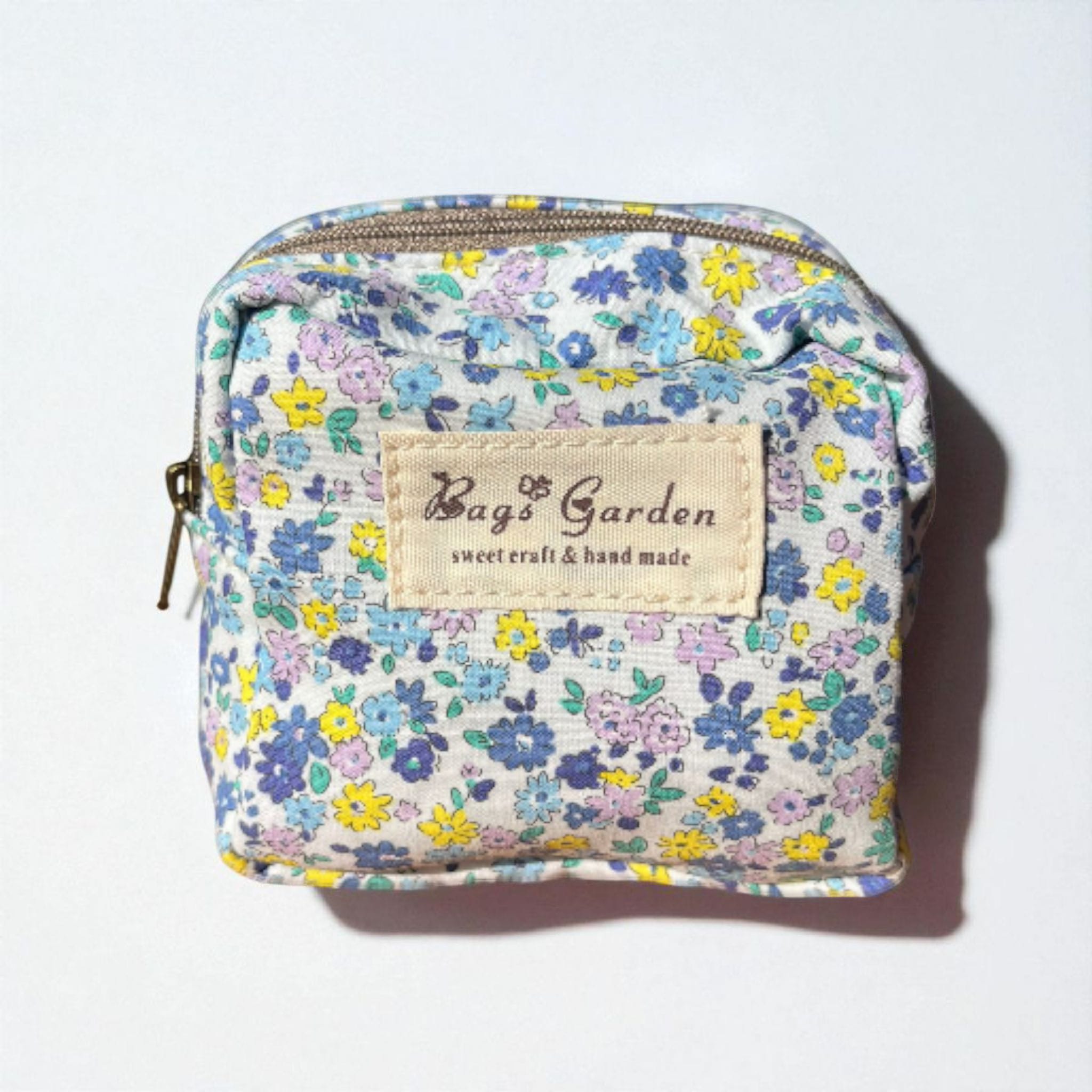 LIBERTY- Monedero con flores azules y amarillas