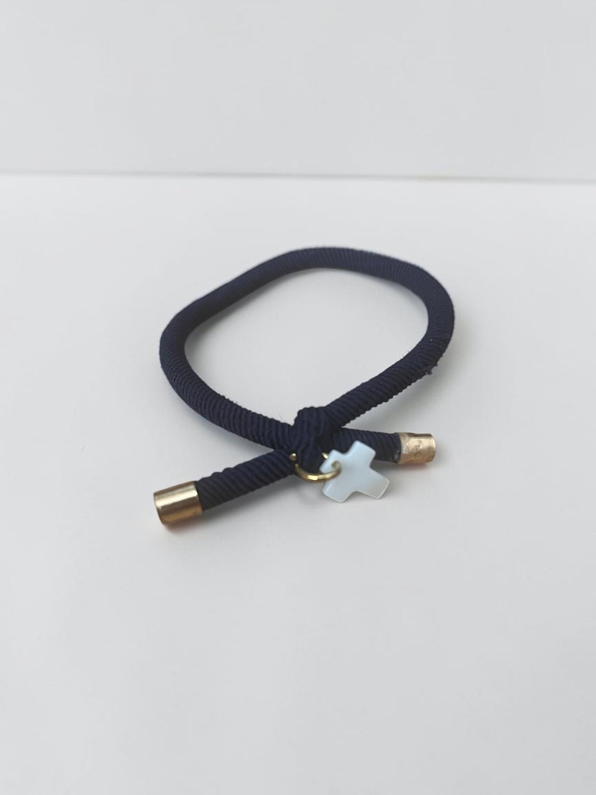 Pulsera goma & nácar