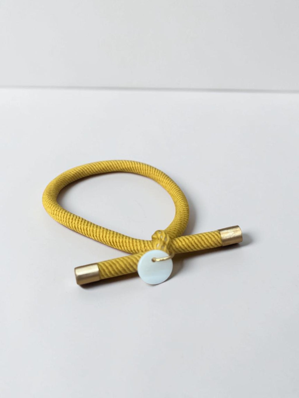 Pulsera goma & nácar