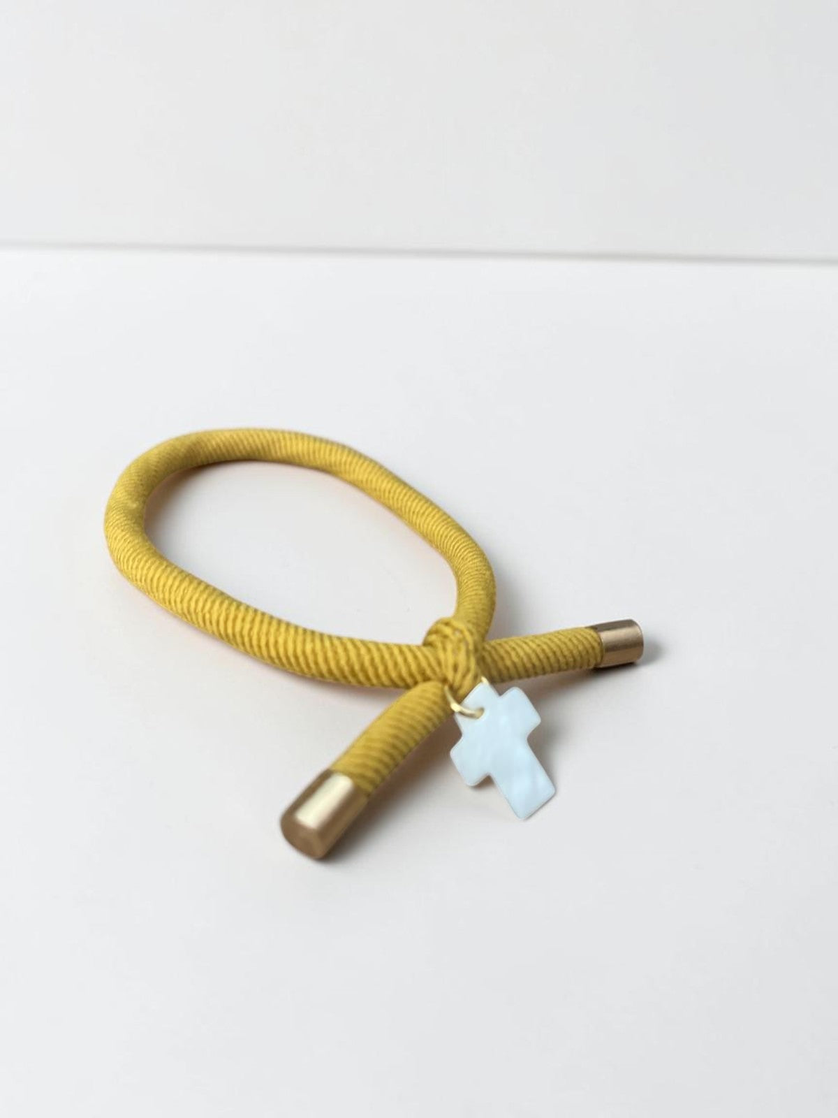 Pulsera goma & nácar
