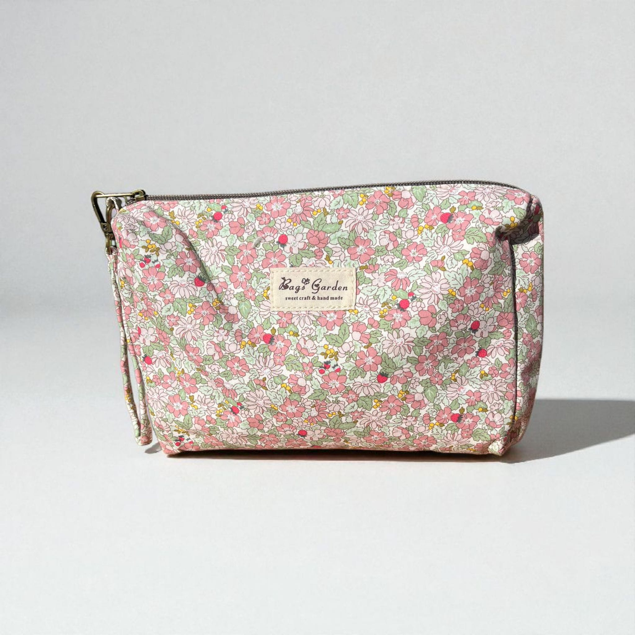 LIBERTY- Neceser con flores rosas y verdes