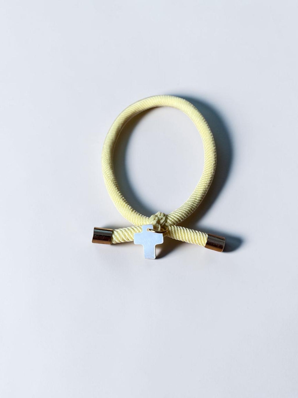 Pulsera goma & nácar