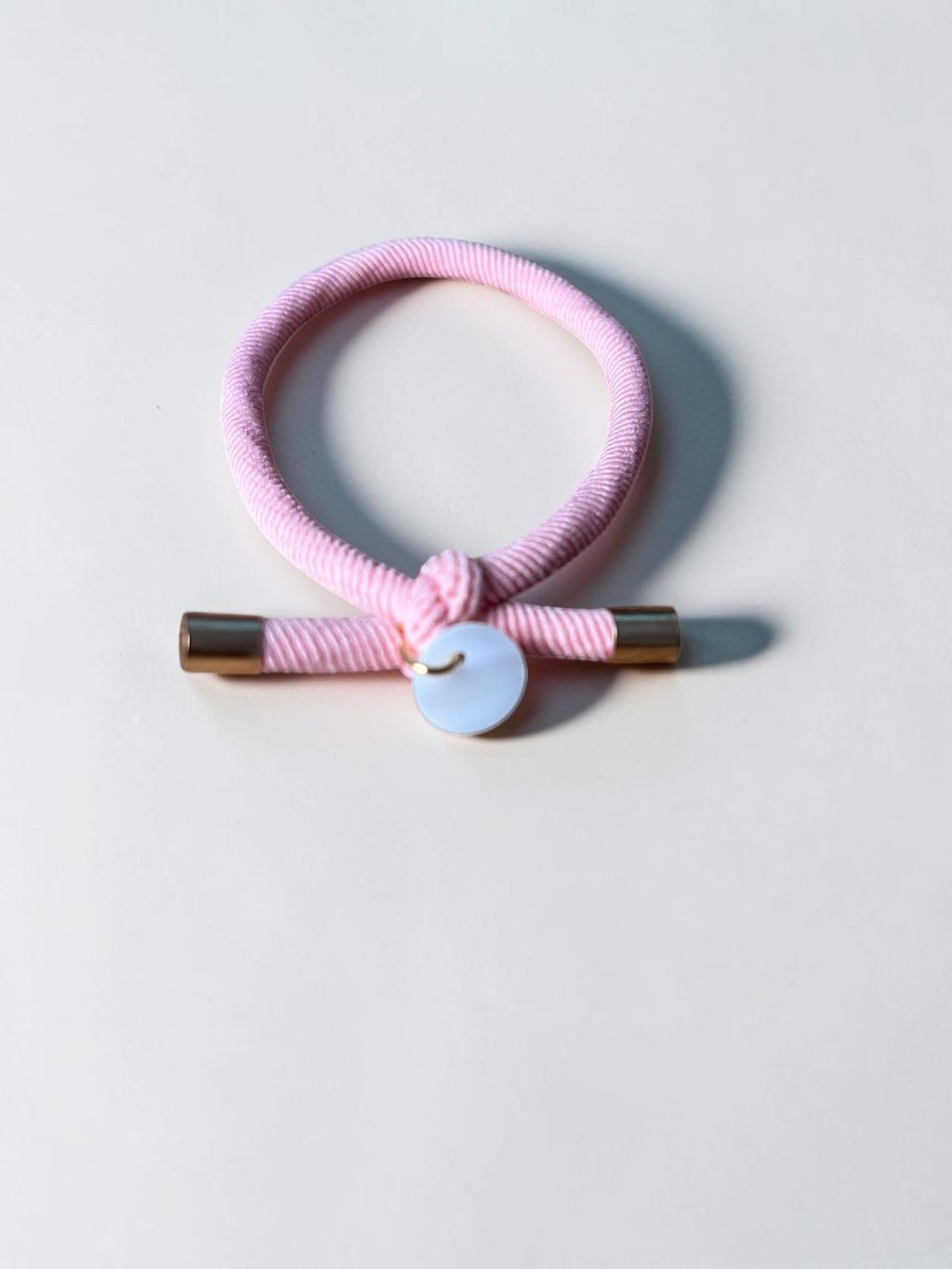 Pulsera goma & nácar