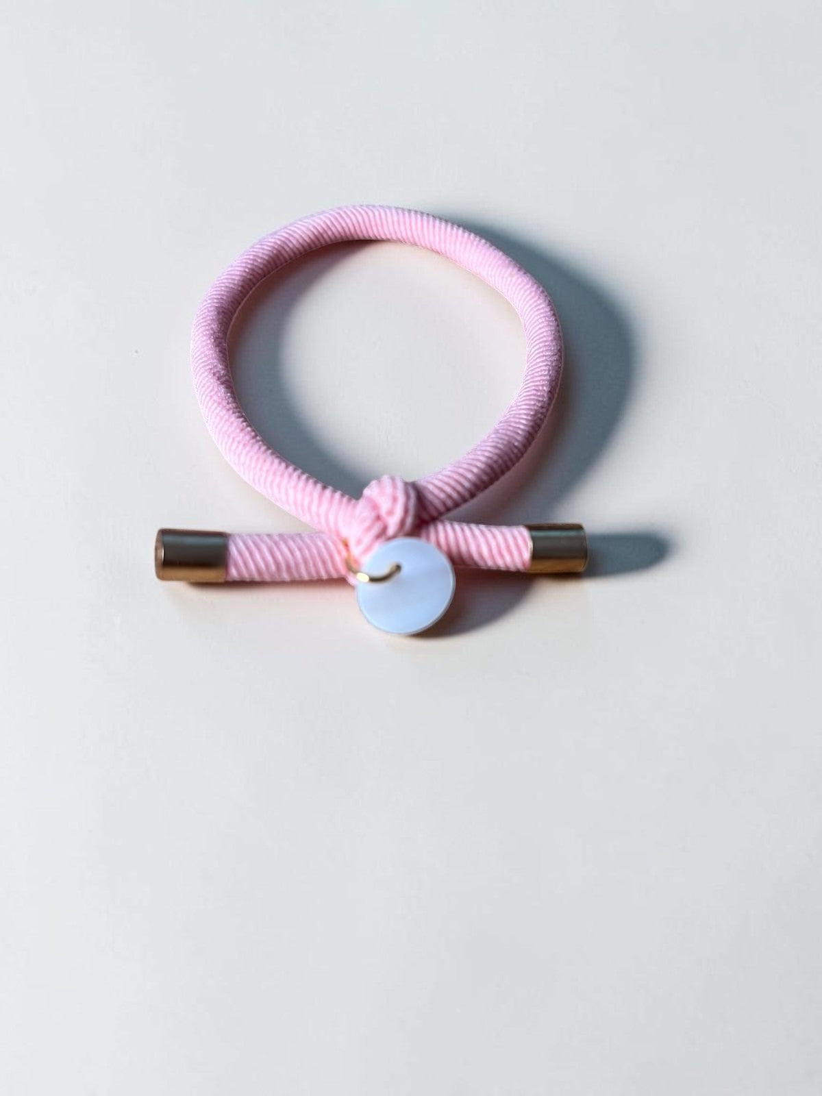 Pulsera goma & nácar