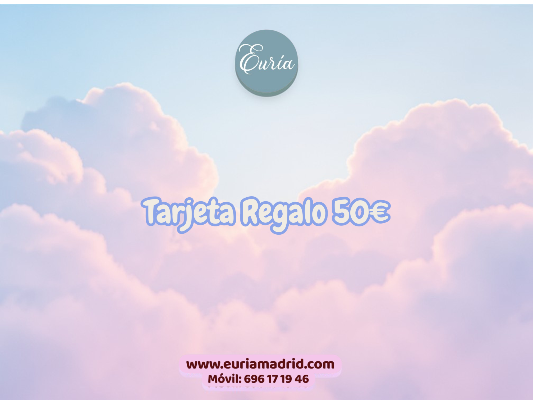 Tarjeta Regalo 50€ EURIA MADRID