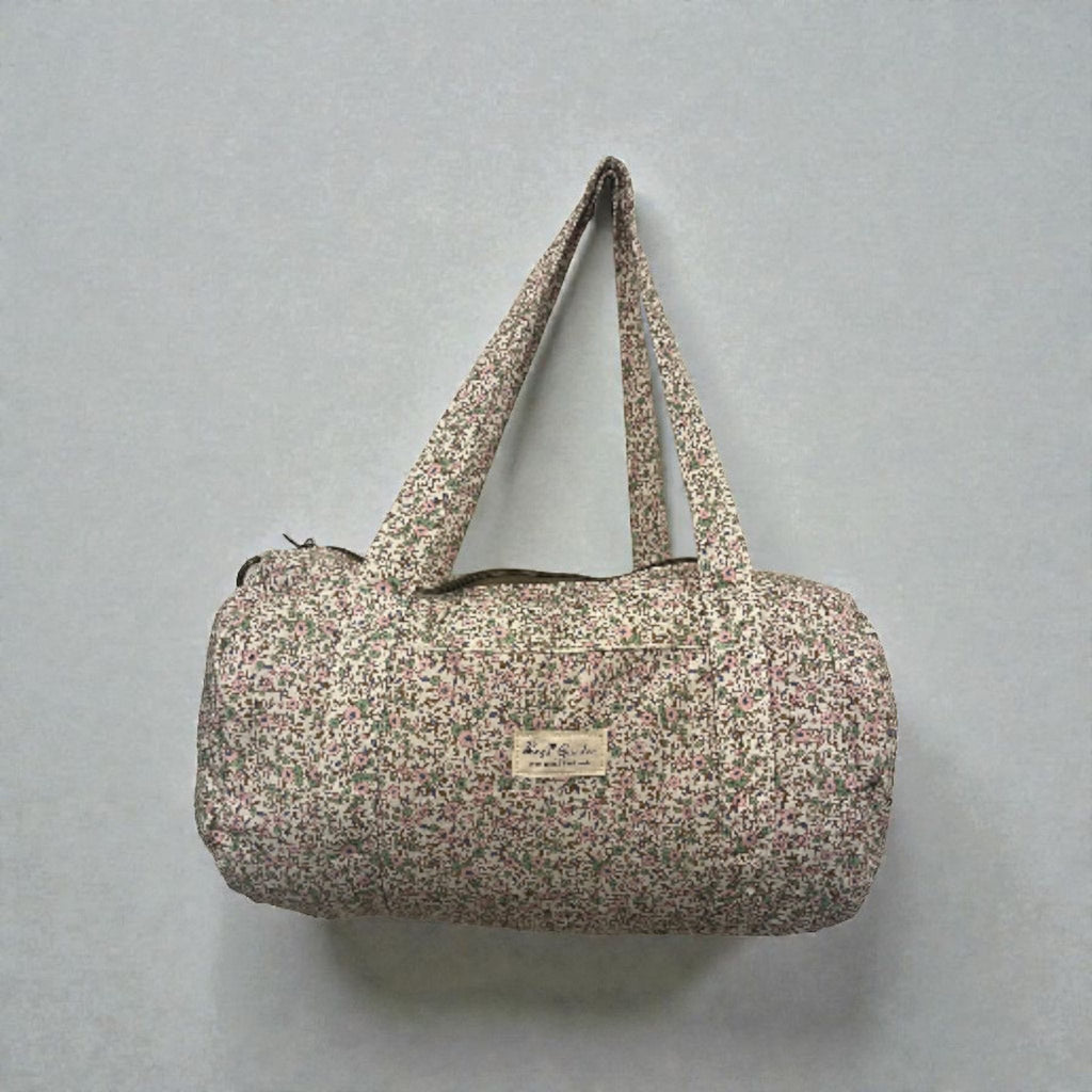 LIBERTY-  Bolsa de viaje acolchada Flores azul, verde y rosa