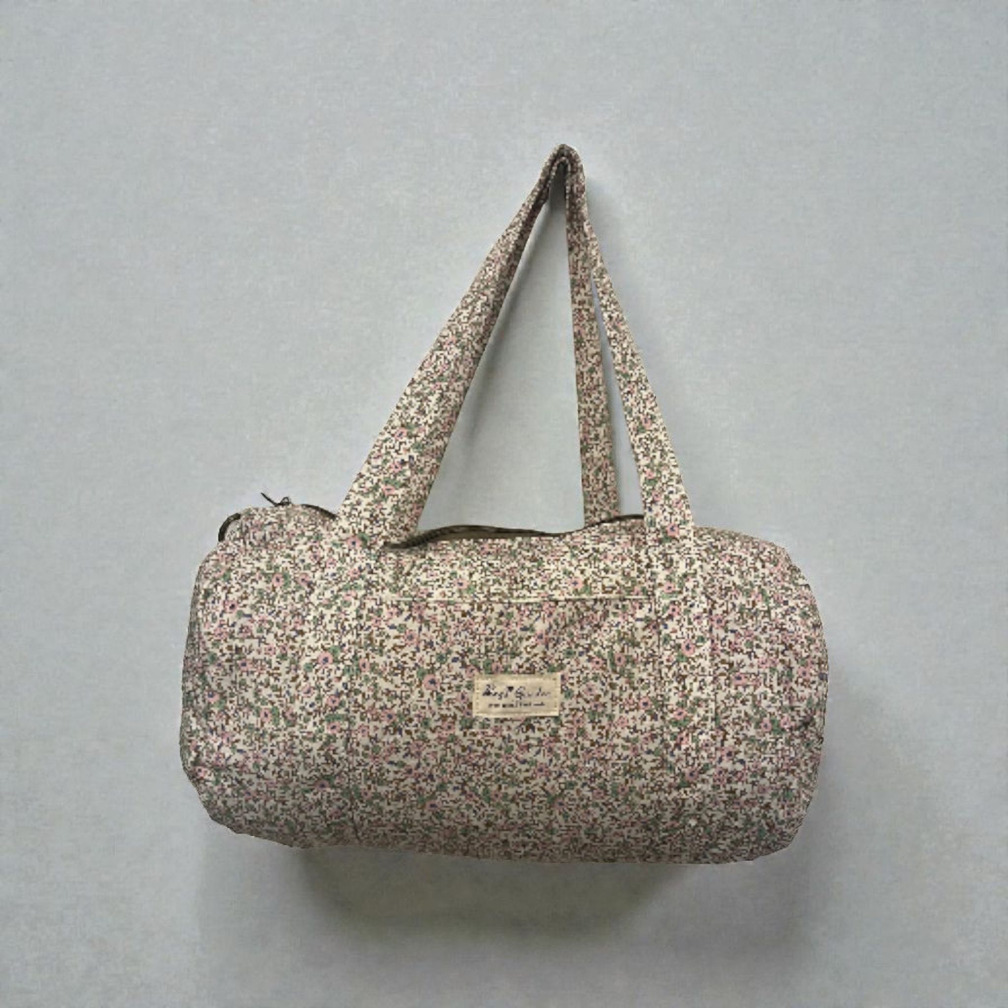 LIBERTY-  Bolsa de viaje acolchada Flores azul, verde y rosa