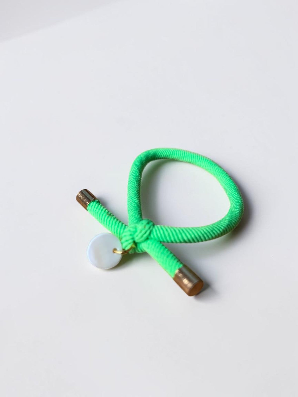 Pulsera goma & nácar