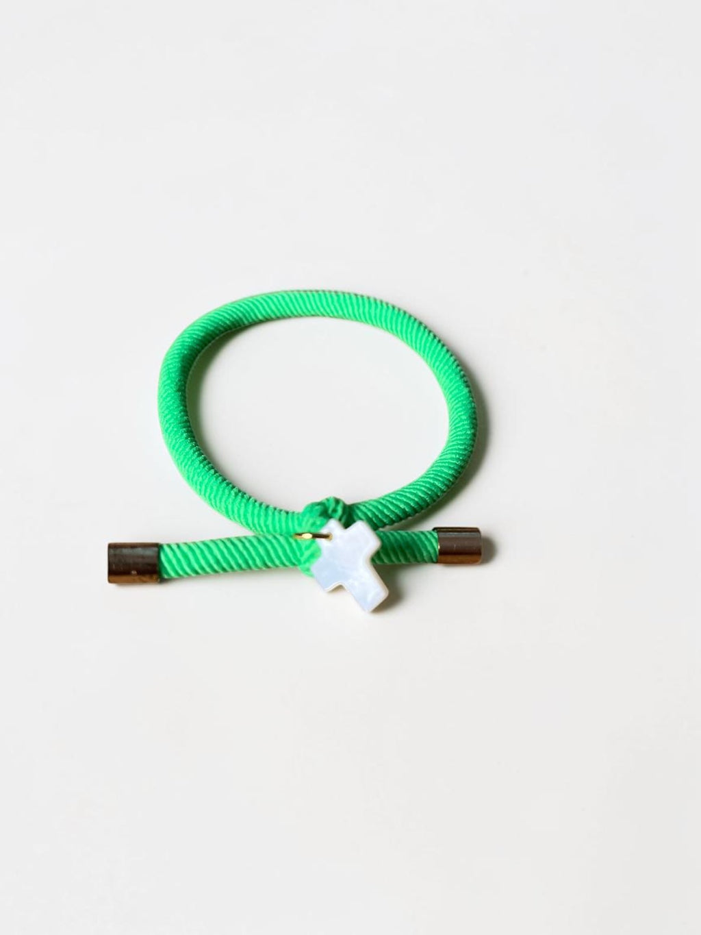 Pulsera goma & nácar