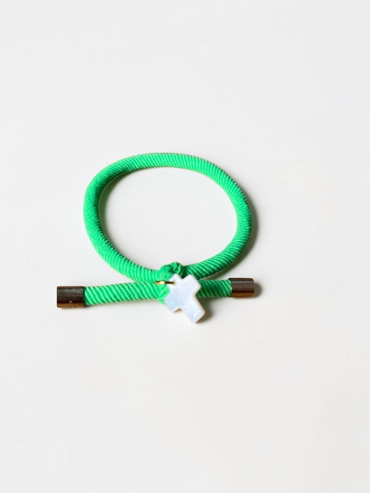 Pulsera goma & nácar