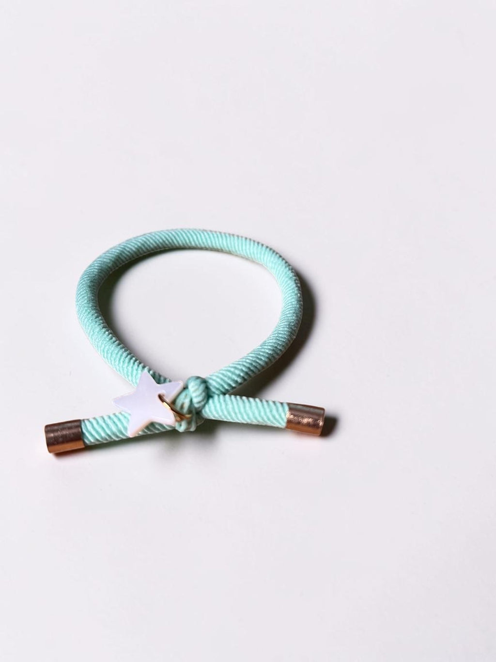 Pulsera goma & nácar
