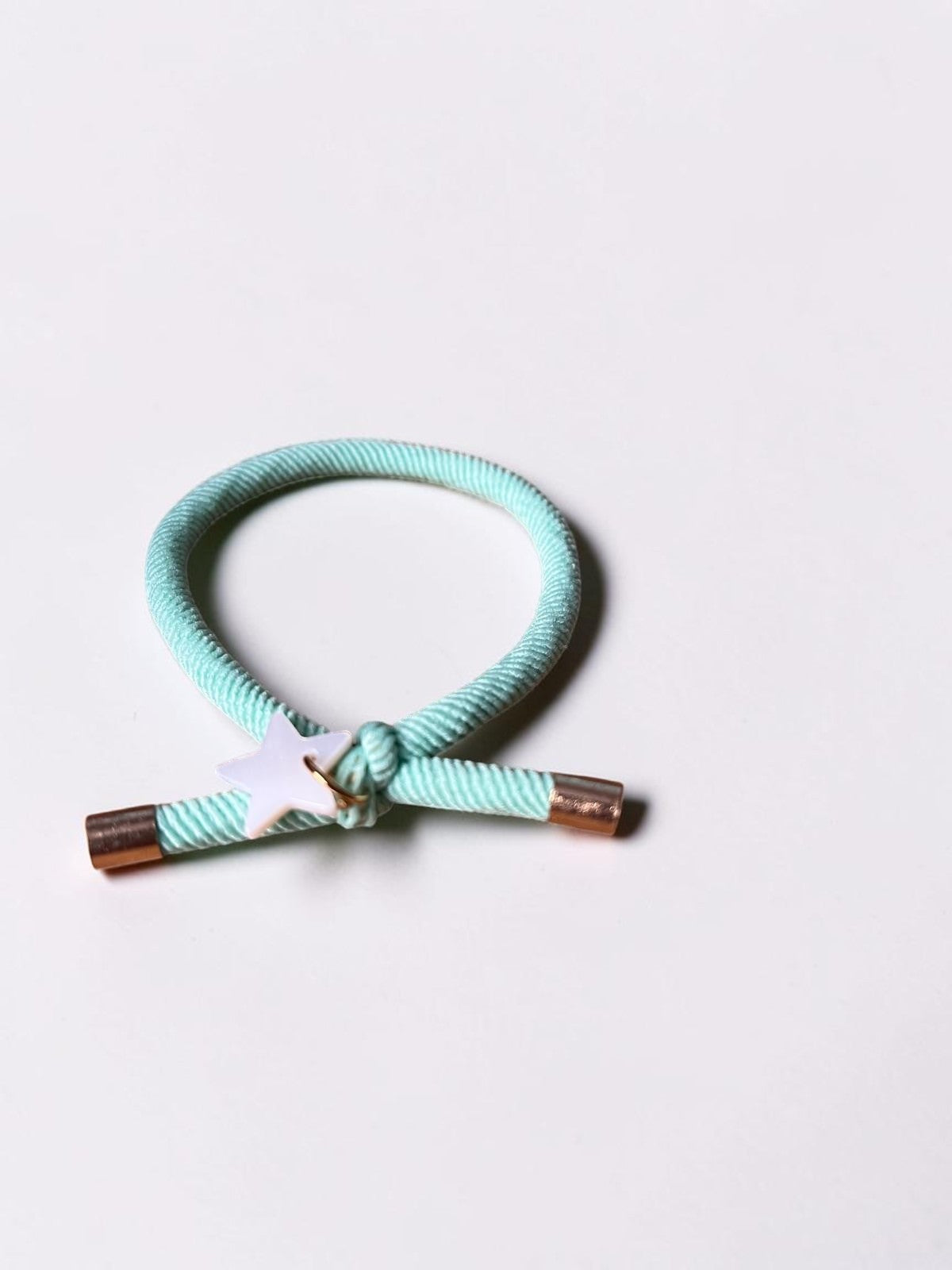 Pulsera goma & nácar