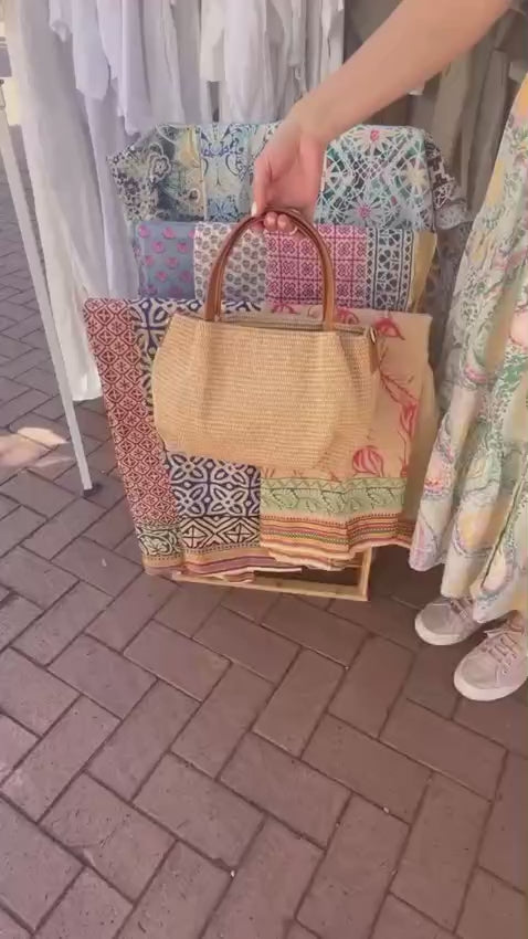 Bolso NURIA Rafia